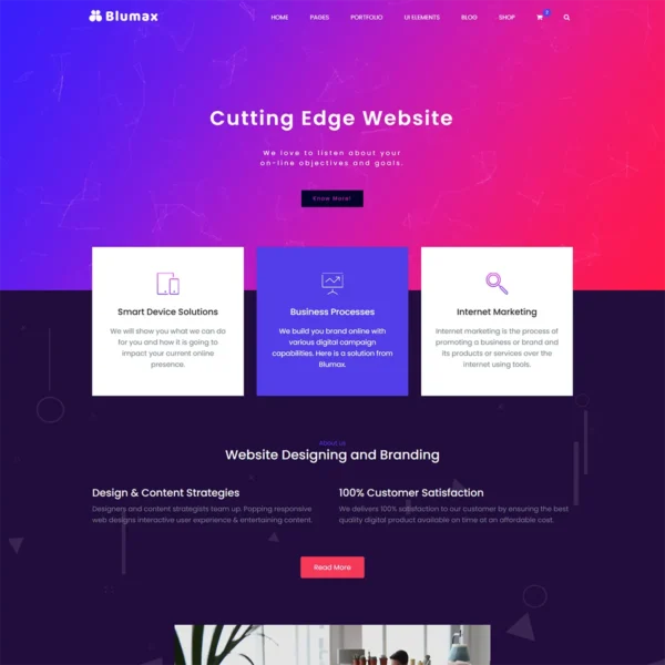 Blumax – Multi-Purpose Responsive Website Templates - Image 3