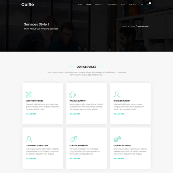 Celfie – Bootstrap 3x Multi-Purpose HTML5 Template - Image 3