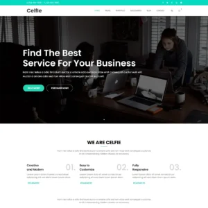 Celfie – Bootstrap 3x Multi-Purpose HTML5 Template