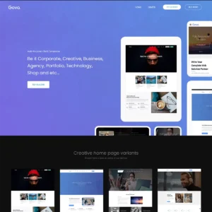 Gova – Professional Multipurpose Templates with Page Builder