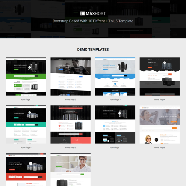 MaxHot – Professional Web Hosting Responsive HTML5 Template