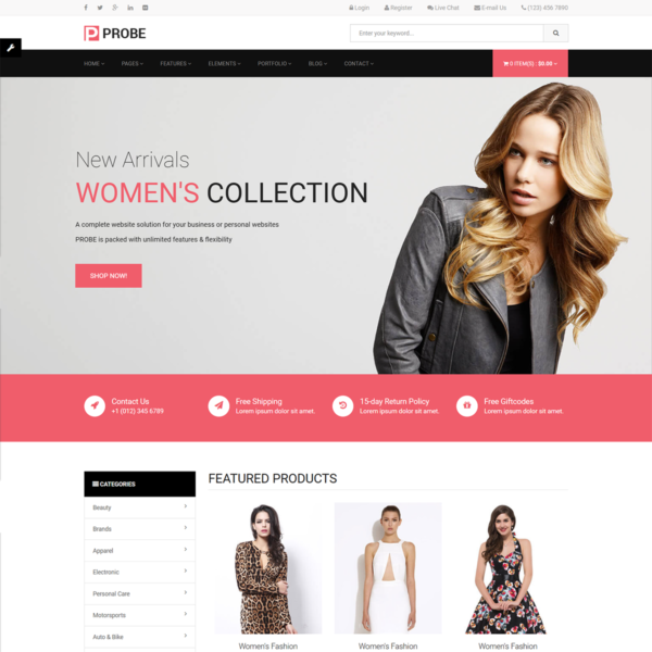 Probe – Responsive Multi-Purpose HTML5 Template - Image 3