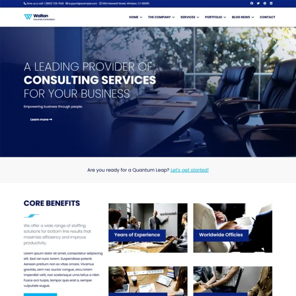 Wolton – Business & Corporate Joomla 5 Template - Image 2