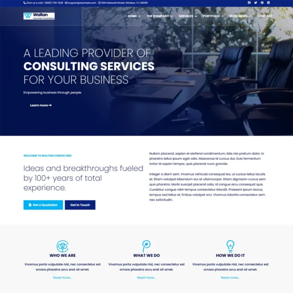 Wolton – Business & Corporate Joomla 5 Template - Image 3