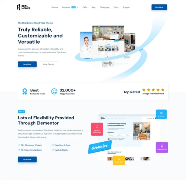 RH - Real Estate WordPress Theme