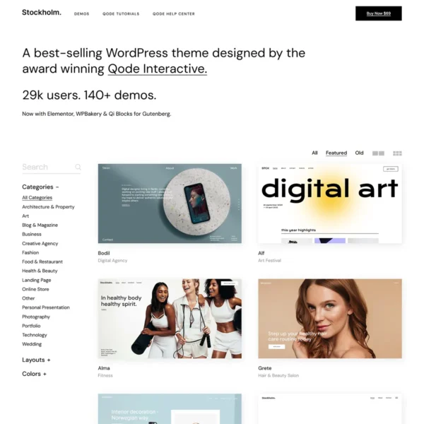 Stockholm - Elementor Theme for Creative Business & WooCommerce