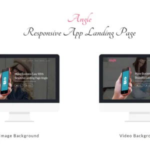 Angle - Responsive App Landing One Page Joomla 5 Template