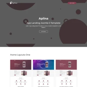 Aplina - App Landing Joomla 5 Template