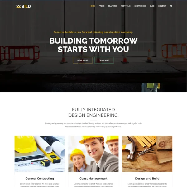 Bild | Building, Construction Joomla 5 Template