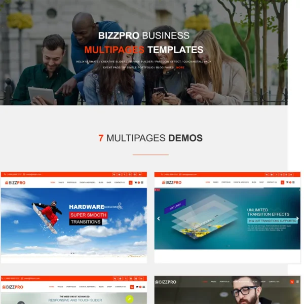 Bizzpro- Multipages Business Joomla 5 Template