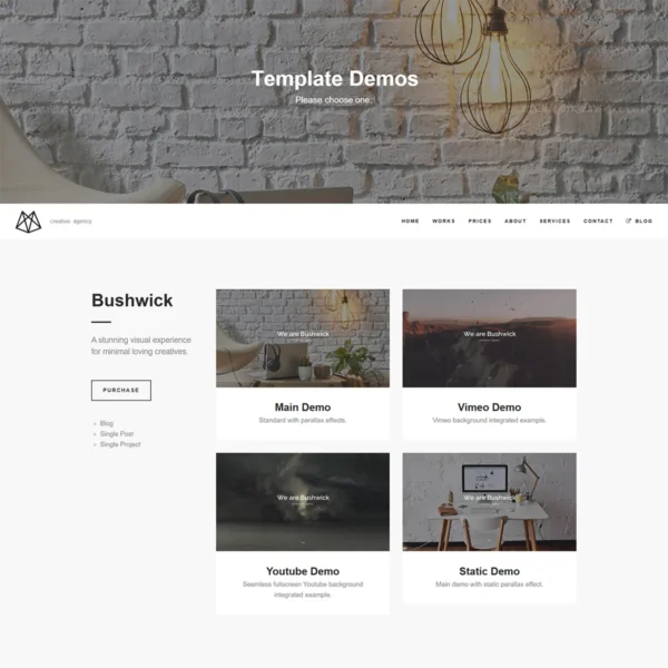 Bushwick - OnePage Helix Ultimate Joomla 5 Template