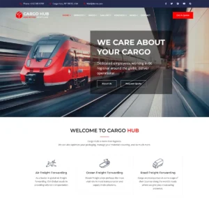 Cargo HUB - Transportation, Logistics and Shipping Joomla 5 Template