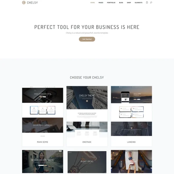 Chelsy | Creative Drag and Drop Joomla 5 Template