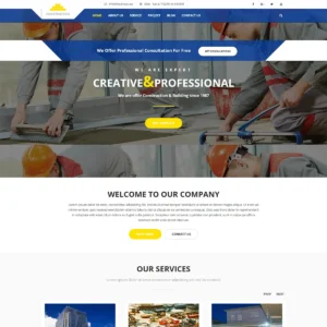 Construction & Building Business Joomla Template