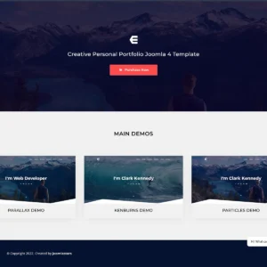 Edrea - Personal Portfolio Joomla 5 Template