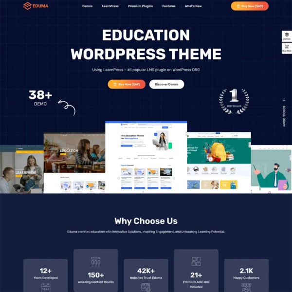 Eduma - Education WordPress Theme