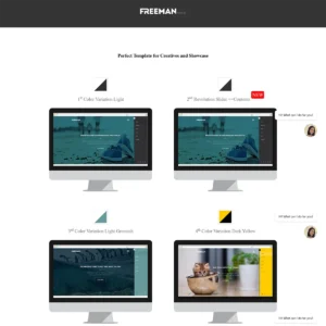Freeman - Multipurpose One Page Joomla Template