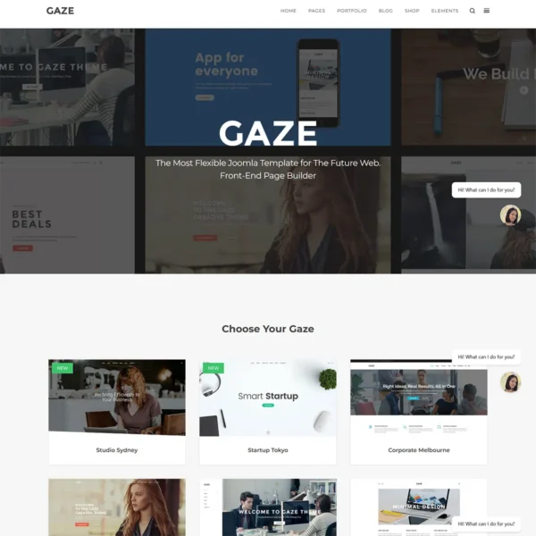 Gaze | Premium Business Joomla Template