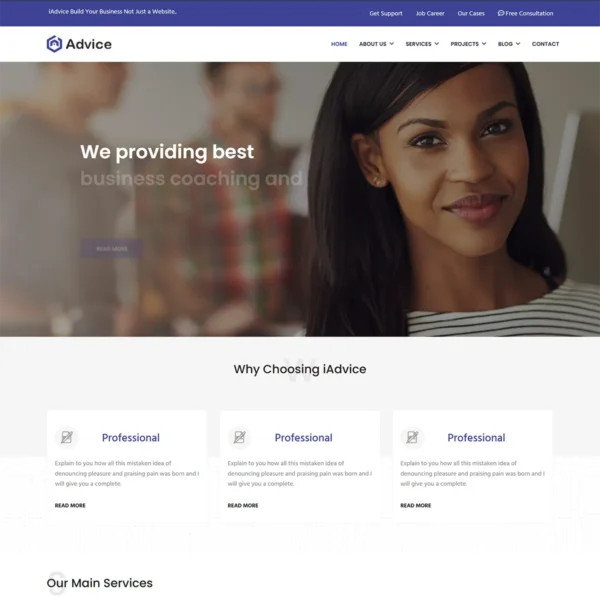 iAdvice - Business Consulting Joomla 5 Template