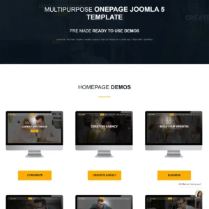 Leeway - Multipurpose One Page Joomla 5 Template