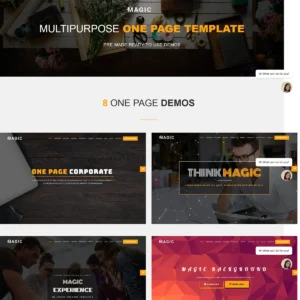 Magic - Multipurpose Onepage Joomla 5 Template