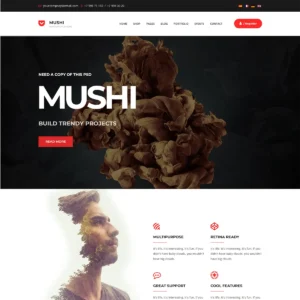 Mushi - The MultiPurpose Responsive Joomla Template