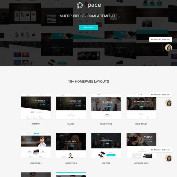 Pace - Responsive MultiPurpose Joomla 5 Template