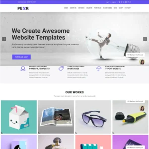 Pexr – MultiPurpose Responsive WordPress Theme