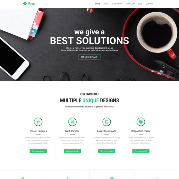 Rise - Responsive Multipurpose Creative Joomla 5 Template