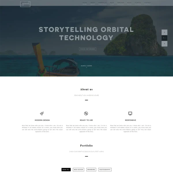 Shakenup - Onepage Business Joomla Template