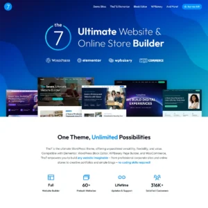 The7 — Ultimate Website & Online Store Builder for WordPress & WooCommerce