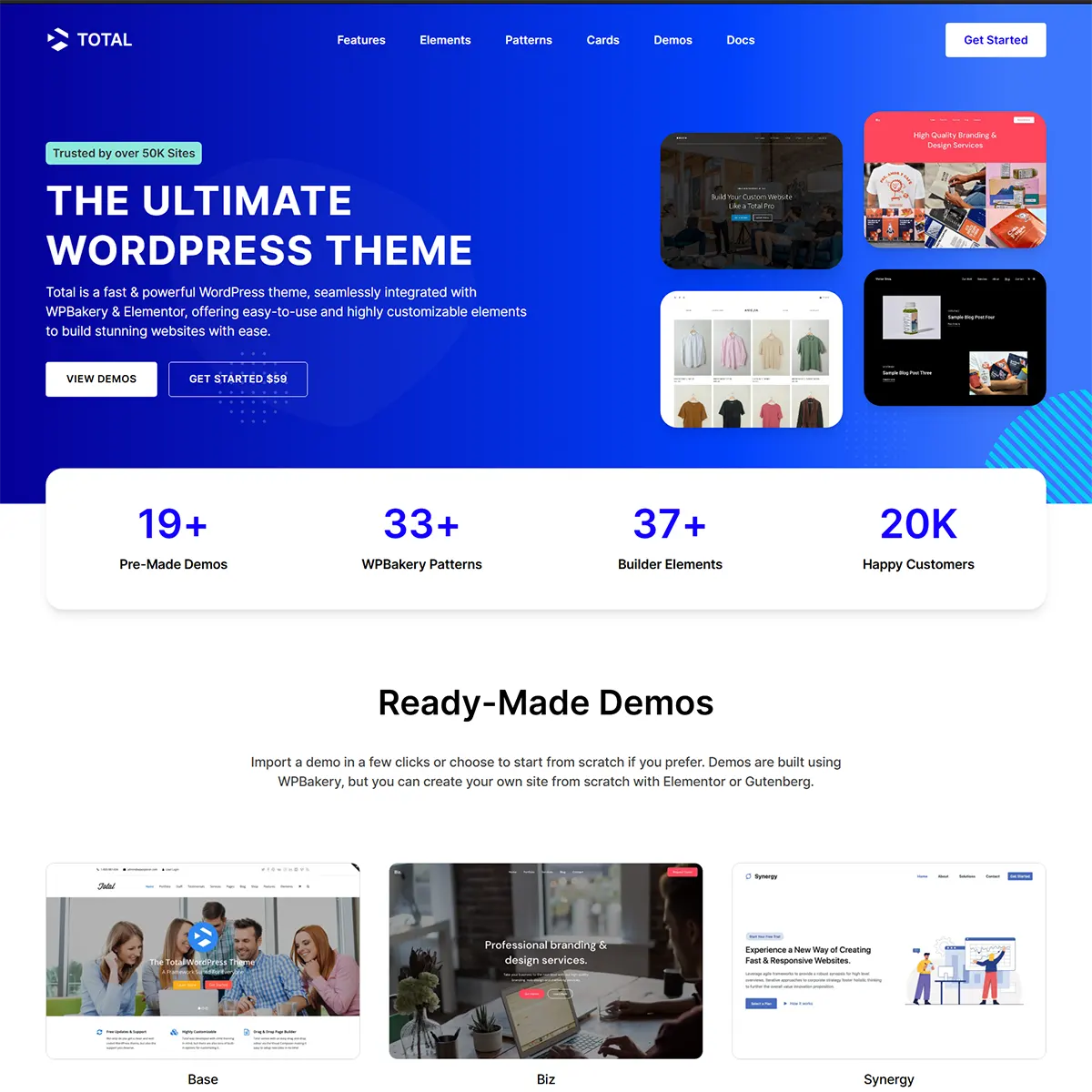 Total – Responsive Multi-Purpose WordPress Theme