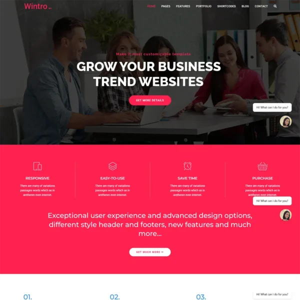 Wintro - Responsive Joomla 5 Template